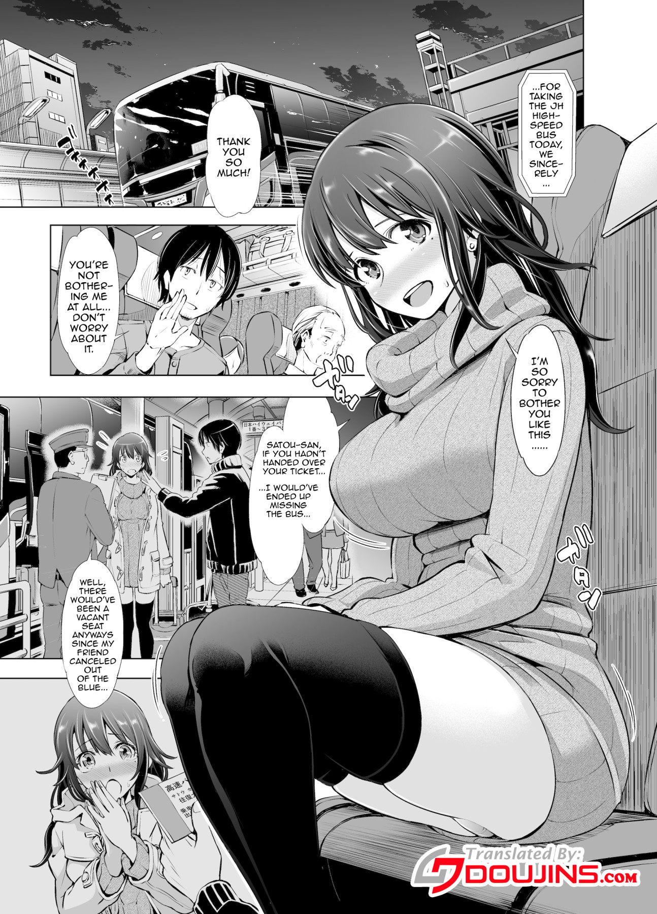 Hentai Manga Comic-The Case Of Groping a Big Breasted College Girl On a Night Train Until She Came-Read-2